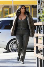 KIM KARDASHIAN Arrives at Grandville Restaurant in Studio City 12/02/2019