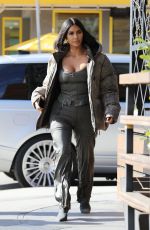 KIM KARDASHIAN Arrives at Grandville Restaurant in Studio City 12/02/2019