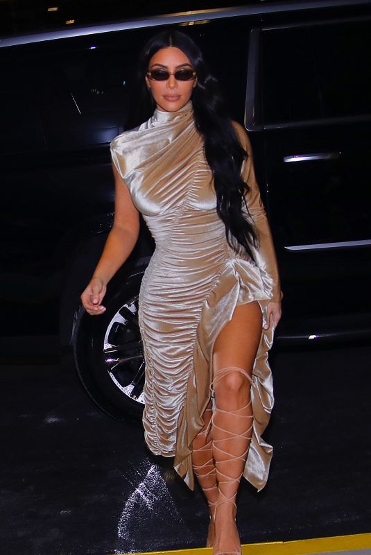 KIM KARDASHIAN Arrives at Kanye West Christmas Orchestra in New York 12/23/2019