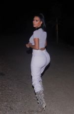 KIM KARDASHIAN Out for Dinner in Los Angeles 12/04/2019