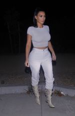 KIM KARDASHIAN Out for Dinner in Los Angeles 12/04/2019