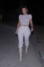 KIM KARDASHIAN Out for Dinner in Los Angeles 12/04/2019