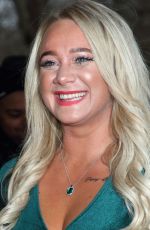 KIRSTY LEIGH Arrives at Tric Christmas Charity Lunch in London 12/10/2019
