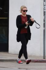 KRISTEN BELL Arrives at a Gym in Los Feliz 12/03/2019