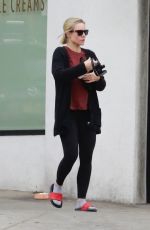 KRISTEN BELL Arrives at a Gym in Los Feliz 12/03/2019