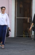 KRISTEN STEWART and DYLAN MEYER Leaves a Nail Spa in Hollywood 12/02/2019