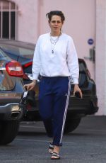 KRISTEN STEWART and DYLAN MEYER Leaves a Nail Spa in Hollywood 12/02/2019