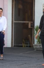 KRISTEN STEWART and DYLAN MEYER Leaves a Nail Spa in Hollywood 12/02/2019