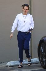 KRISTEN STEWART and DYLAN MEYER Leaves a Nail Spa in Hollywood 12/02/2019