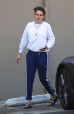 KRISTEN STEWART and DYLAN MEYER Leaves a Nail Spa in Hollywood 12/02/2019