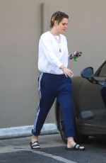 KRISTEN STEWART and DYLAN MEYER Leaves a Nail Spa in Hollywood 12/02/2019