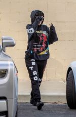 KYLIE JENNER Drive Her Bugatti Chiron in Calabasas 12/17/2019