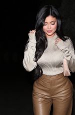 KYLIE JENNER Night Out in Beverly Hills 12/11/2019