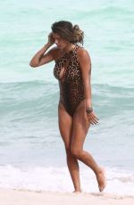 LAURA MATAMOROS in Bikinis at a Beach in Miami 12/16/2019