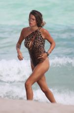 LAURA MATAMOROS in Bikinis at a Beach in Miami 12/16/2019