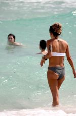 LAURA MATAMOROS in Bikinis at a Beach in Miami 12/16/2019
