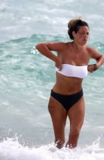 LAURA MATAMOROS in Bikinis at a Beach in Miami 12/16/2019