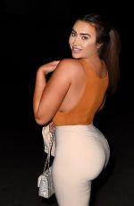 LAUREN GOODGER at Roka Restaurant in London 12/20/2019