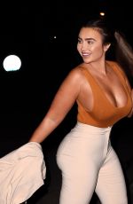 LAUREN GOODGER at Roka Restaurant in London 12/20/2019