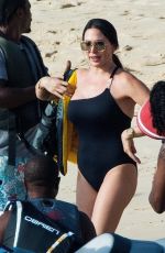 LAUREN SILVERMAN in Swimsuit at a Beach in Barbados 12/20/2019