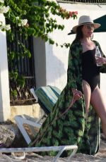 LAUREN SILVERMAN in Swimsuit at a Beach in Barbados 12/20/2019