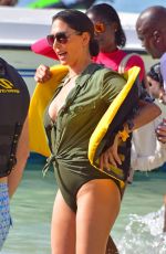 LAUREN SILVERMAN in Swimsuit on the Beach in Barbados 12/28/2019