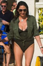 LAUREN SILVERMAN in Swimsuit on the Beach in Barbados 12/28/2019