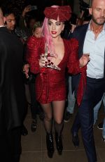 LDY GAGA Arrives at Her Haus Labs Makeup Pop Up Launch at The Grove 12/05/2019