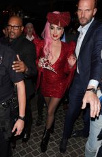 LDY GAGA Arrives at Her Haus Labs Makeup Pop Up Launch at The Grove 12/05/2019