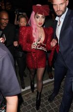 LDY GAGA Arrives at Her Haus Labs Makeup Pop Up Launch at The Grove 12/05/2019