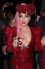 LDY GAGA Arrives at Her Haus Labs Makeup Pop Up Launch at The Grove 12/05/2019