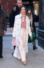 LEA MICHELE Arrives at Build Series in New York 12/05/2019
