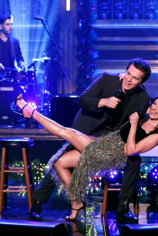 LEA MICHELE at Tonight Show with Jimmy Fallon 12/16/2019