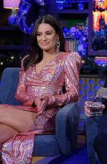 LEA MICHELE at Watch What Happens Live 12/19/2019