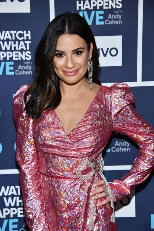 LEA MICHELE at Watch What Happens Live 12/19/2019