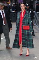 LEA MICHELE Leaves Good Morning America in New York 12/05/2019
