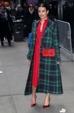 LEA MICHELE Leaves Good Morning America in New York 12/05/2019