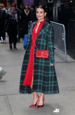 LEA MICHELE Leaves Good Morning America in New York 12/05/2019