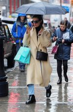 LEA MICHELE Out and About in New York 12/09/2019