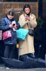 LEA MICHELE Out and About in New York 12/09/2019