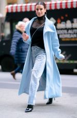 LEA MICHELE Out and About in New York 12/13/2019
