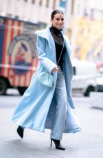 LEA MICHELE Out and About in New York 12/13/2019