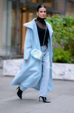 LEA MICHELE Out and About in New York 12/13/2019