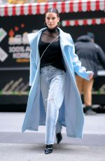 LEA MICHELE Out and About in New York 12/13/2019