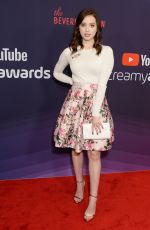 LILIA BUCKINGHAM at 9th Annual Streamy Awards in Beverly Hills 12/13/2019