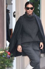 LILY ALDRIDGE Leaves Her Perfume Pop Up in New York 12/11/2019