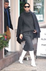 LILY ALDRIDGE Leaves Her Perfume Pop Up in New York 12/11/2019