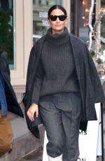 LILY ALDRIDGE Leaves Her Perfume Pop Up in New York 12/11/2019