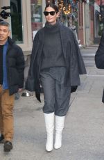 LILY ALDRIDGE Leaves Her Perfume Pop Up in New York 12/11/2019