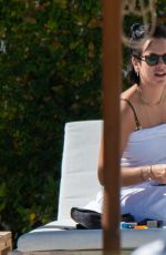 LILY ALLEN and David Harbour at a Pool in Miami 12/04/2019
